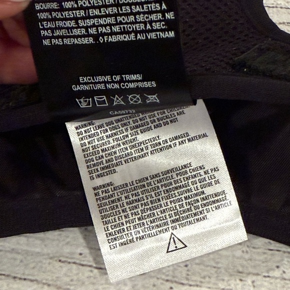 CANADA POOCH LTD Black Mesh Dog Harness/size SP - Picture 3 of 7